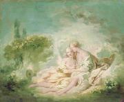 Jean-Honore Fragonard Jupiter and Callisto oil painting on canvas
